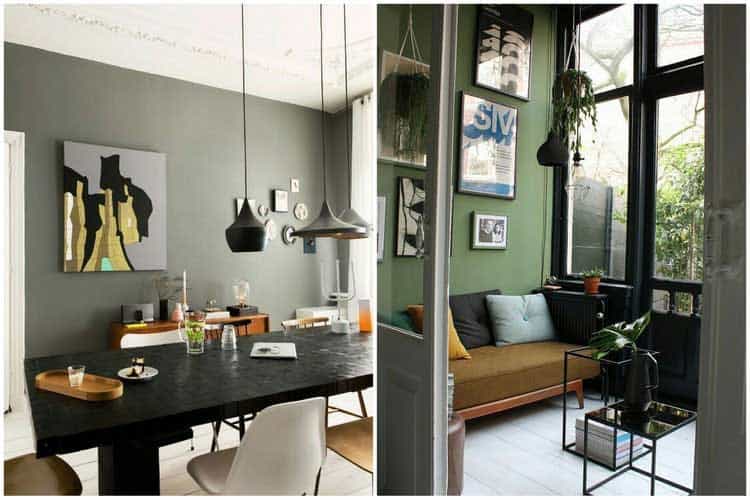 Vert kaki : la nouvelle couleur tendance pour la décoration