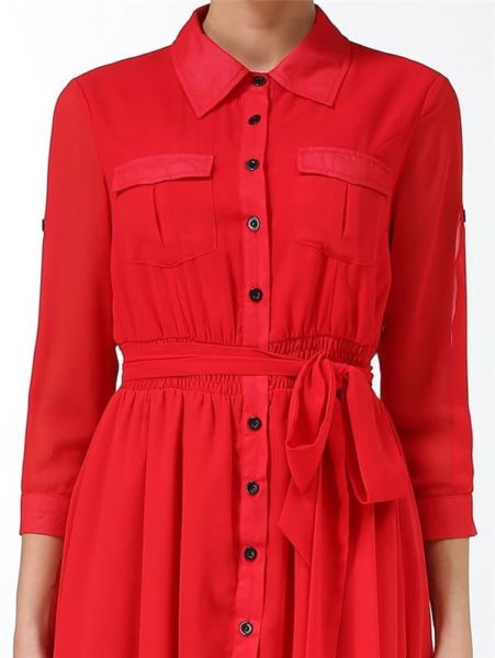 ceinture maxi de couleur rouge