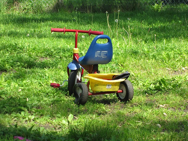 Petit Guidon Acier Pour Tricycle Ou Vélo Enfant – Ancien – Fabrication Française